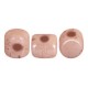 Les perles par Puca® Minos beads Opaque light rose ceramic look 03000/14494